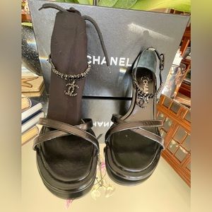 Chanel strap sandals